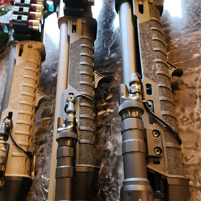 Customer firearm stippling project by Singuard Solutions