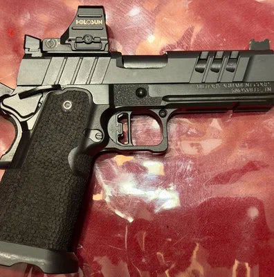 Customer firearm stippling project by Singuard Solutions
