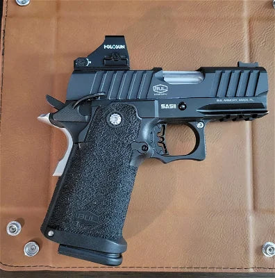 Customer firearm stippling project by Singuard Solutions