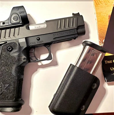 Customer firearm stippling project by Singuard Solutions