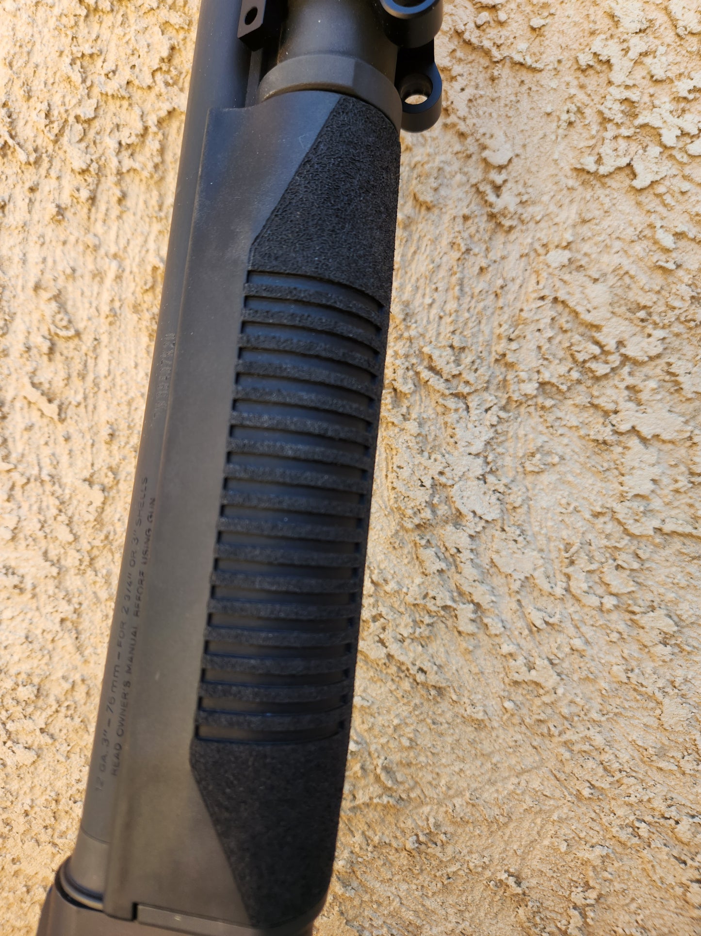 Benelli M4 - Forearm Stippling